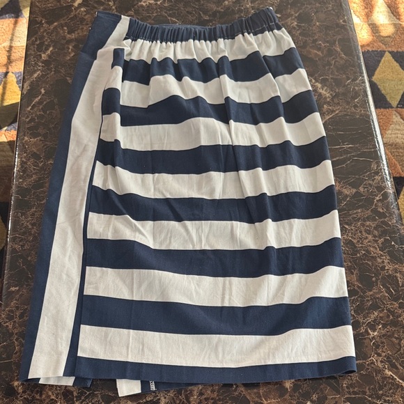 New York & Company Eva Mendes Nautical Striped Pencil Skirt - Size 10 - Picture 7 of 9